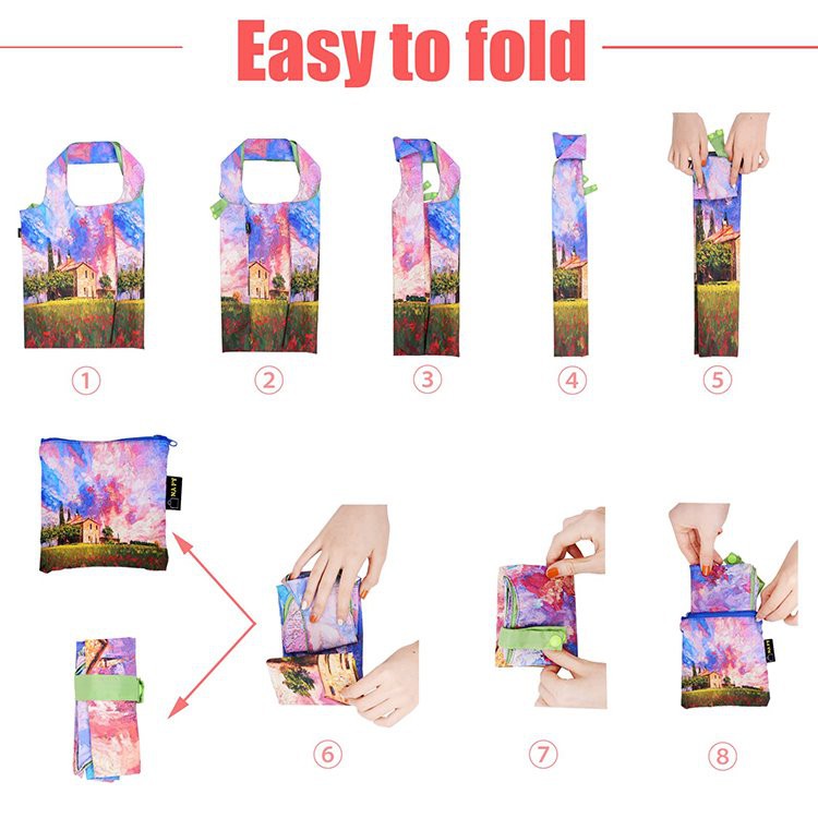 foldable shopping tote bag